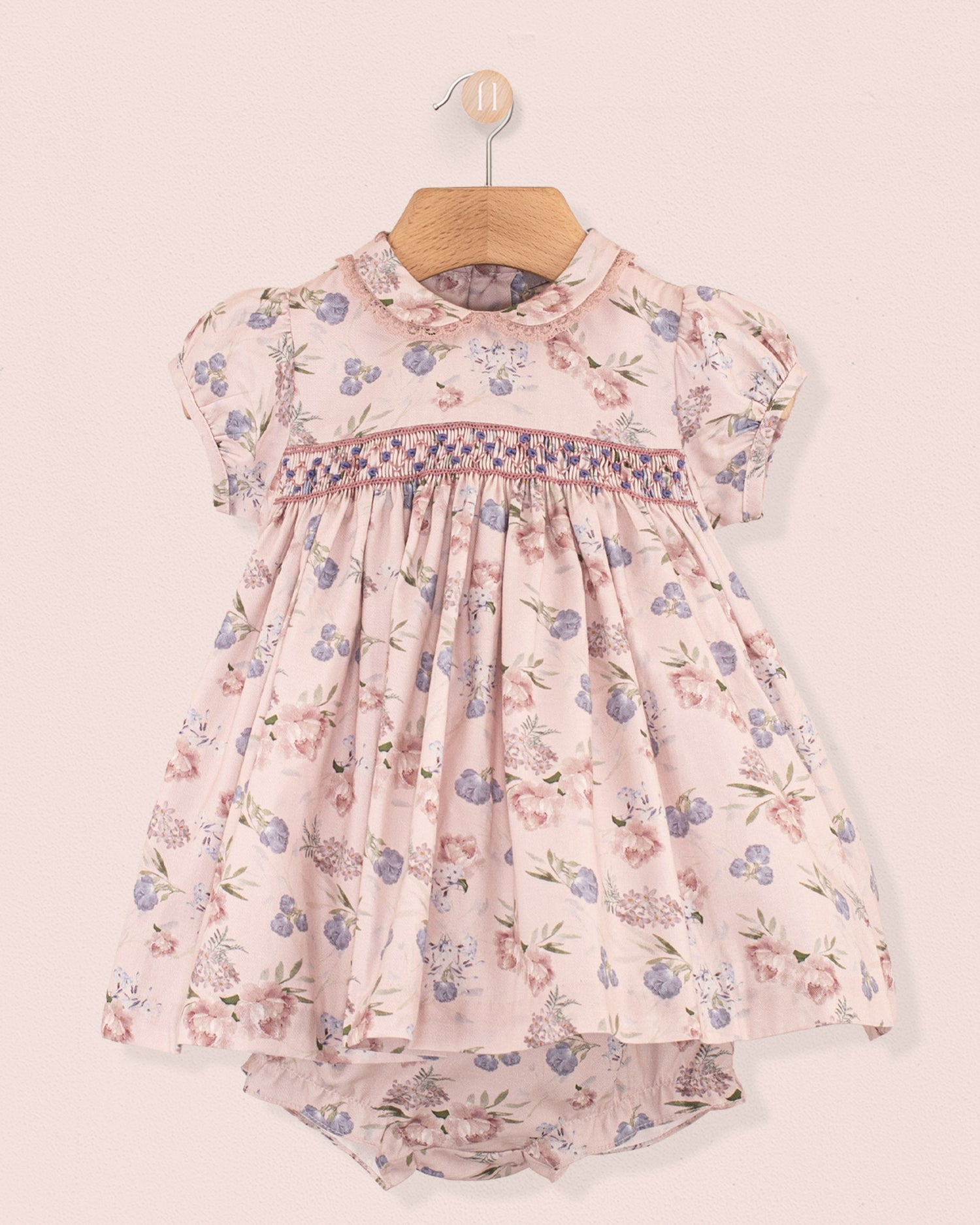 Baby Victoria French Mauve Dress Set